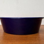 Dark blue ceramic vintage German bowl Lukull by Schönwald