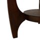 Table d'appoint Art Déco en chêne au design minimaliste