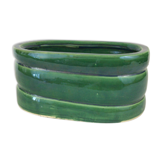 Thick earthenware ceramic planter