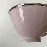 Pink art deco mugs