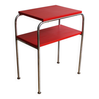 1930's Modernist Tubular Side Table model R 7 by Slezak