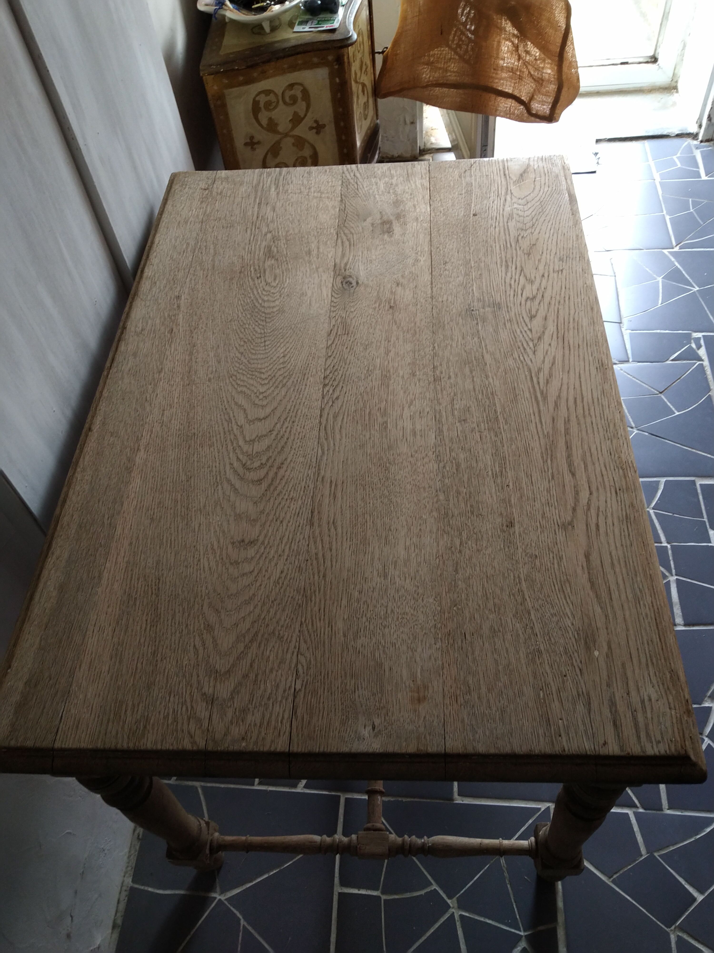 Oak farmhouse table