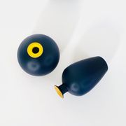 Murano glass vases in the style of Carlo Moretti, Italy 1970s