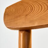 Pine dining set by Rainer Daumiller, Set of 7