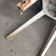 Vintage small Tolix table for console or pedestal table, 89x51 cm