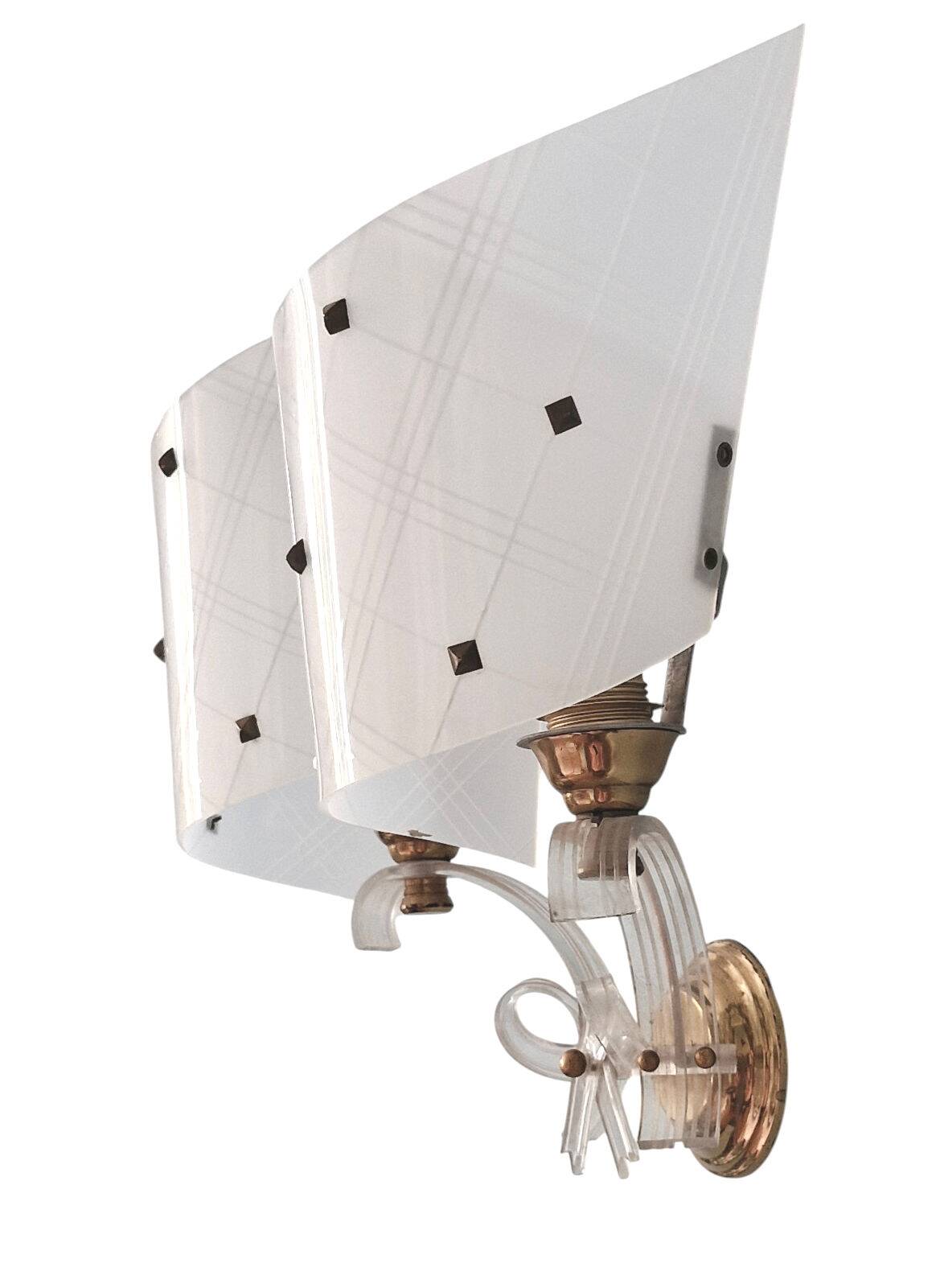 Vintage 50s rockabilly wall lamp