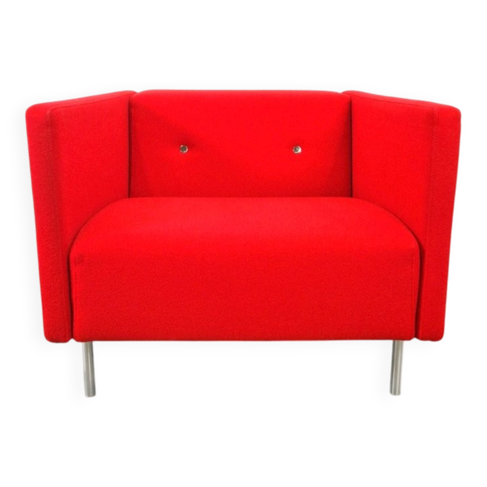 Dutch Modern Red Bottoni Armchair by Marcel Wanders for Moooi, 2010s