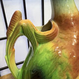 Glazed ceramic duck jug – St Clément – France