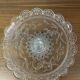 Glass fruit bowl on foot