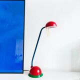 Multicolore Memphis Desk Lamp in Painted Metal and Plastic - 80s/90s Pop Art