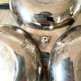 Servant in silver metal pine cone