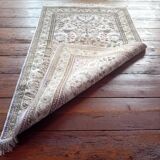 Tapis Cachemire soie fait main 151x92cm