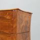 Ancient Baroque cabinet in walnut and cherry wood, Italy, 18th century.