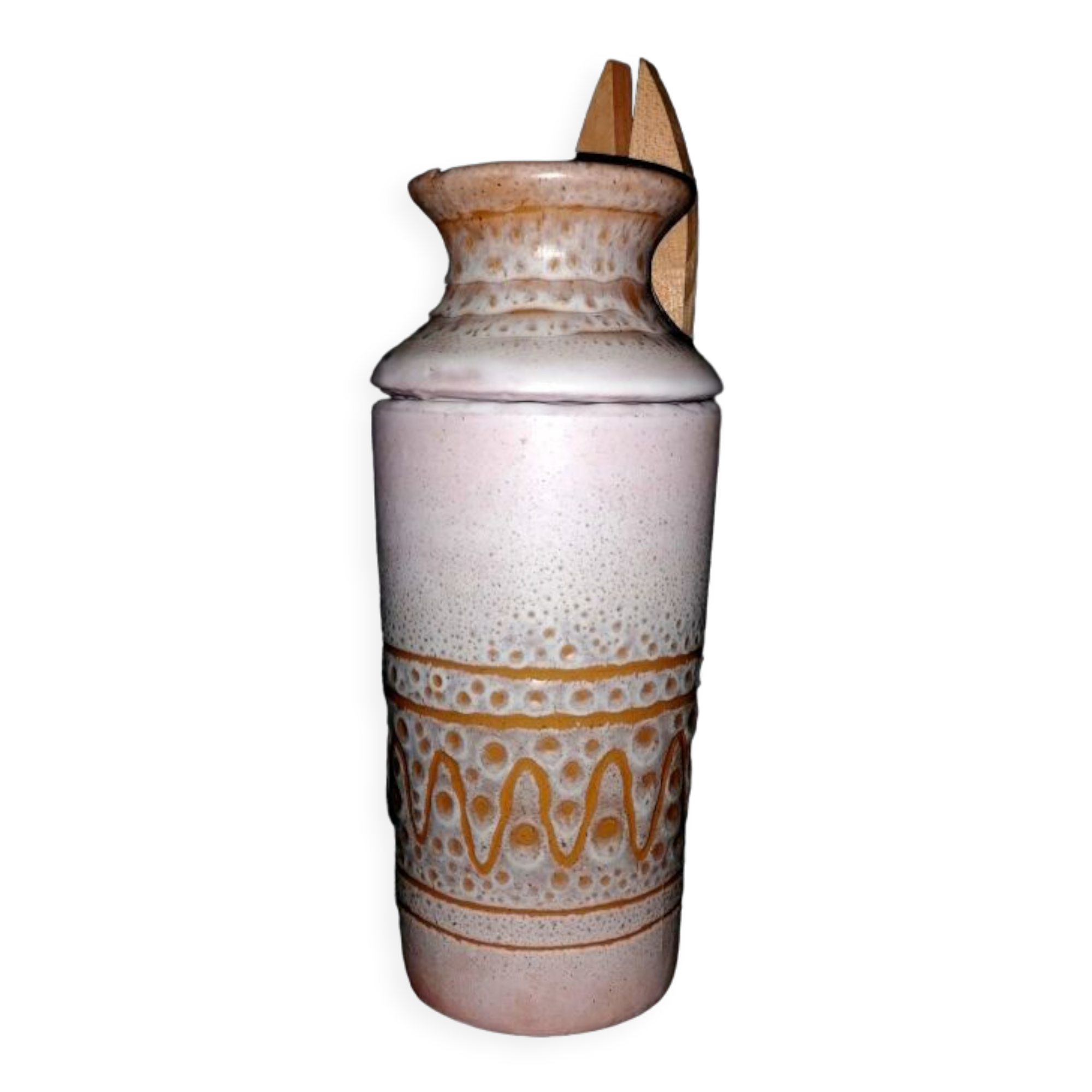 Ceramic pickle pot signed by Jean Austruy (1926-2012) St-Marcelin.