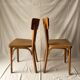 Lot de 2 chaises bistrot Baumann vintage