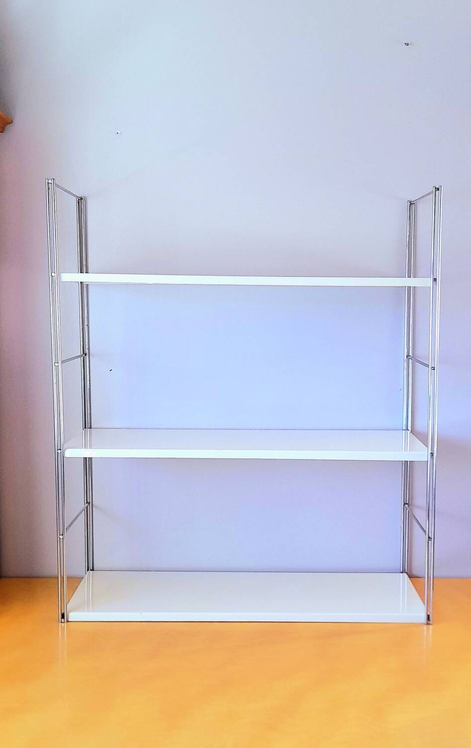 Stringen metal wall shelf, 1960/70.