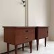Tables de chevet en teck vintage