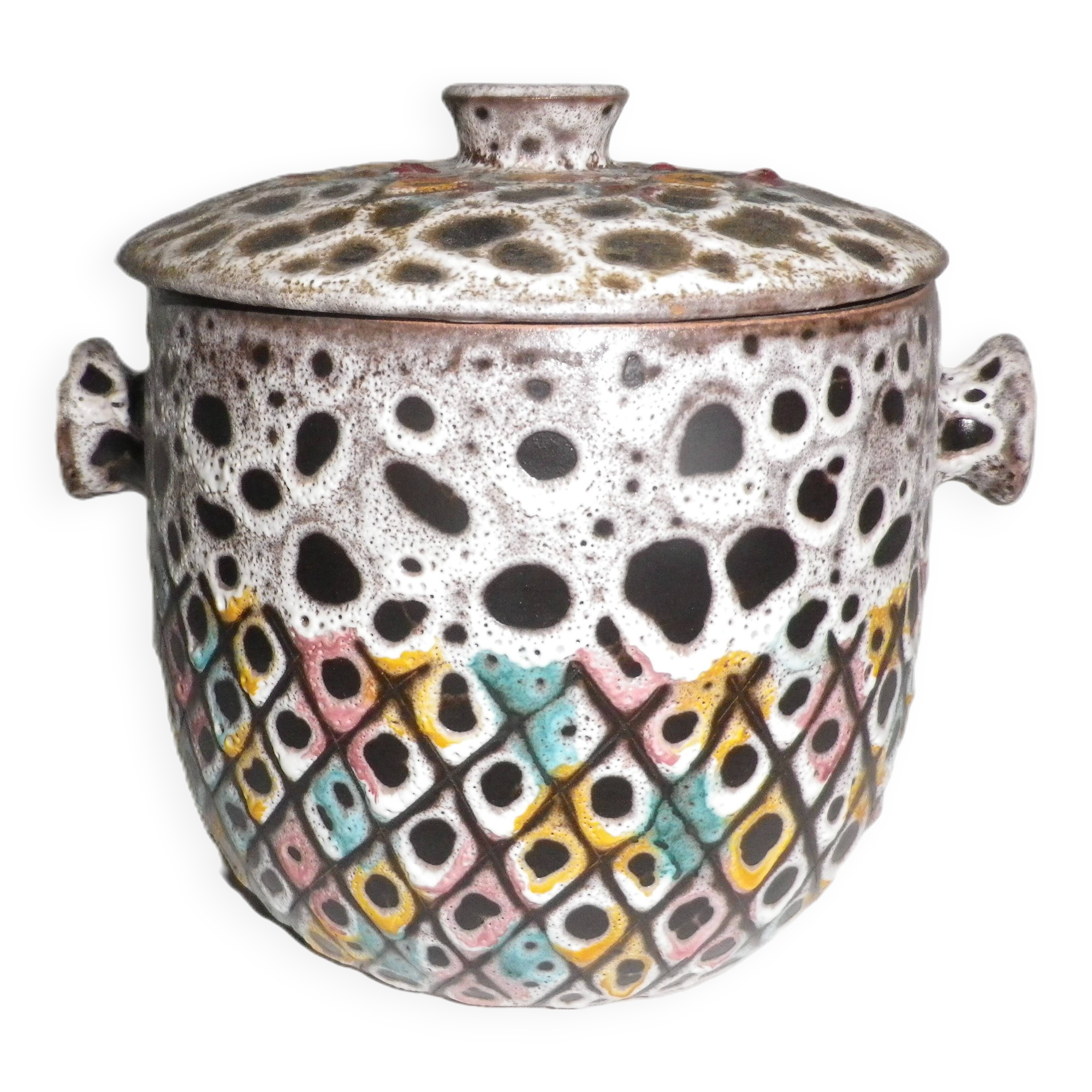 Vallauris ceramic soup tureen