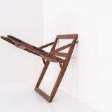 Rare folding stool by Peter Hvidt & Orla Mølgaard-Nielsen for Ludvig Pontoppidan, Denmark 1959