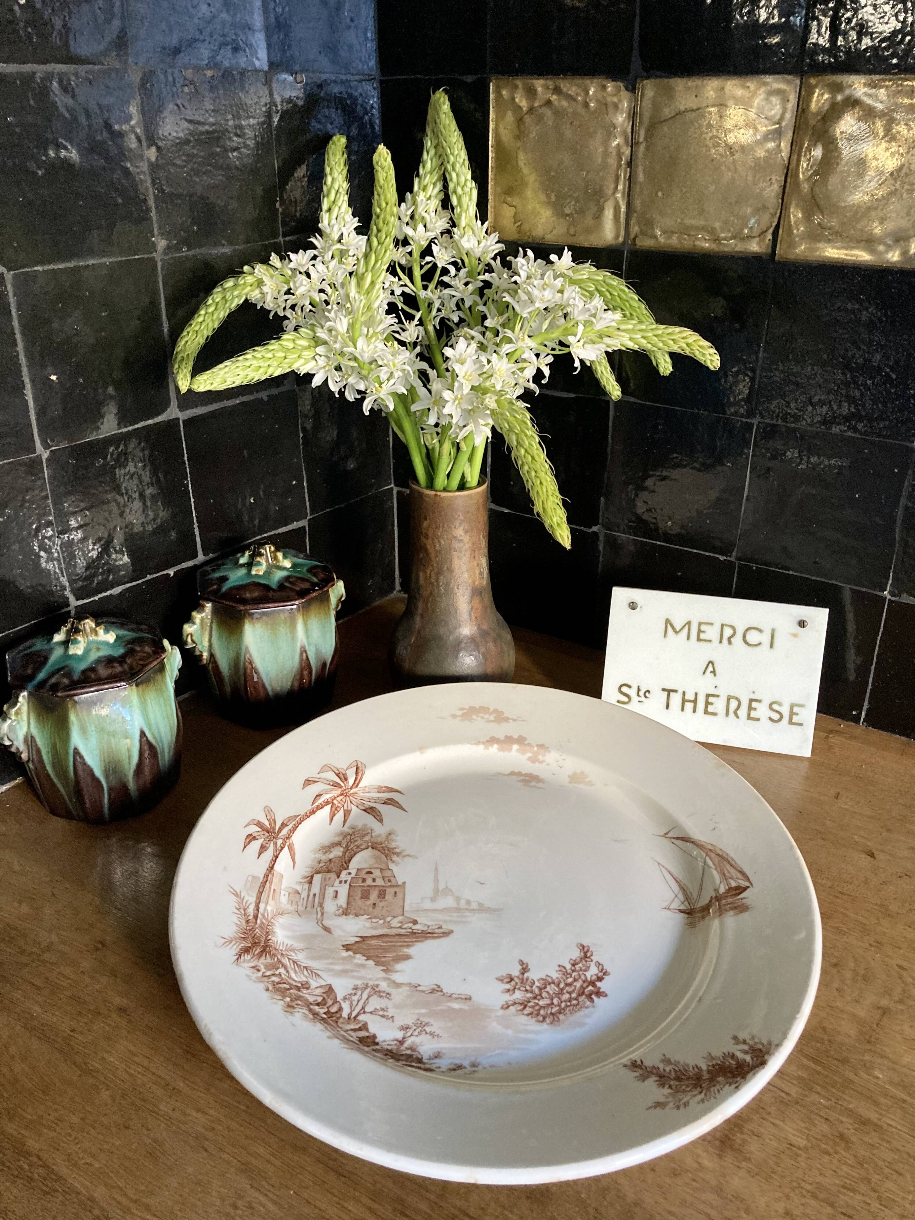 Serving dish Gien Revues d'Orient