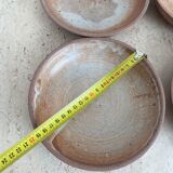 Set of 6 hollow sandstone plates