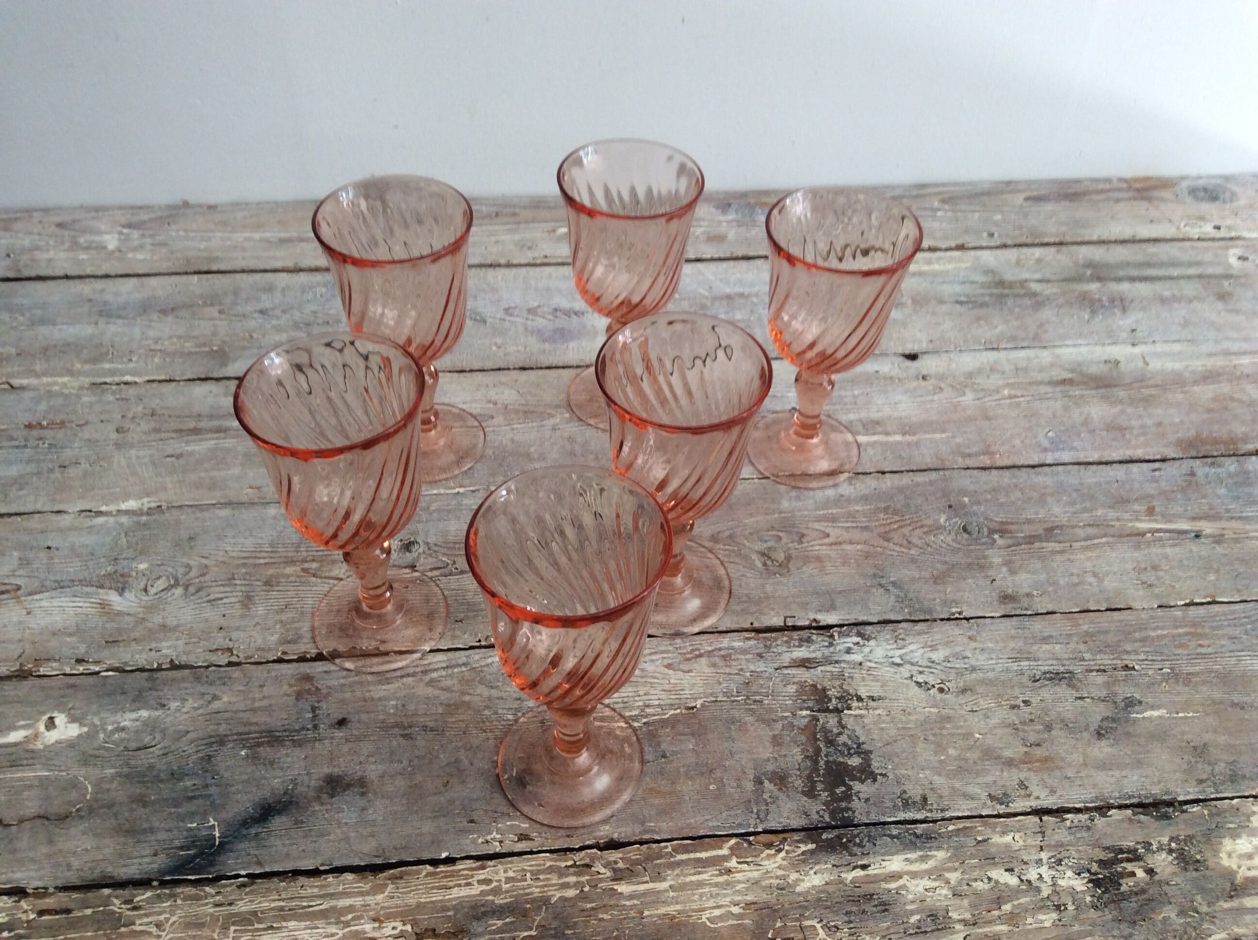 Set of 6 foot glasses