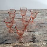 Set of 6 foot glasses