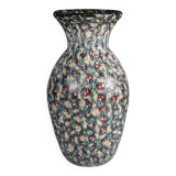 Vase Vittorio Ferro with opaque Murano murrine from around 2000.