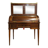 Bureau de dame à cylindre en acajou, époque Louis XVI