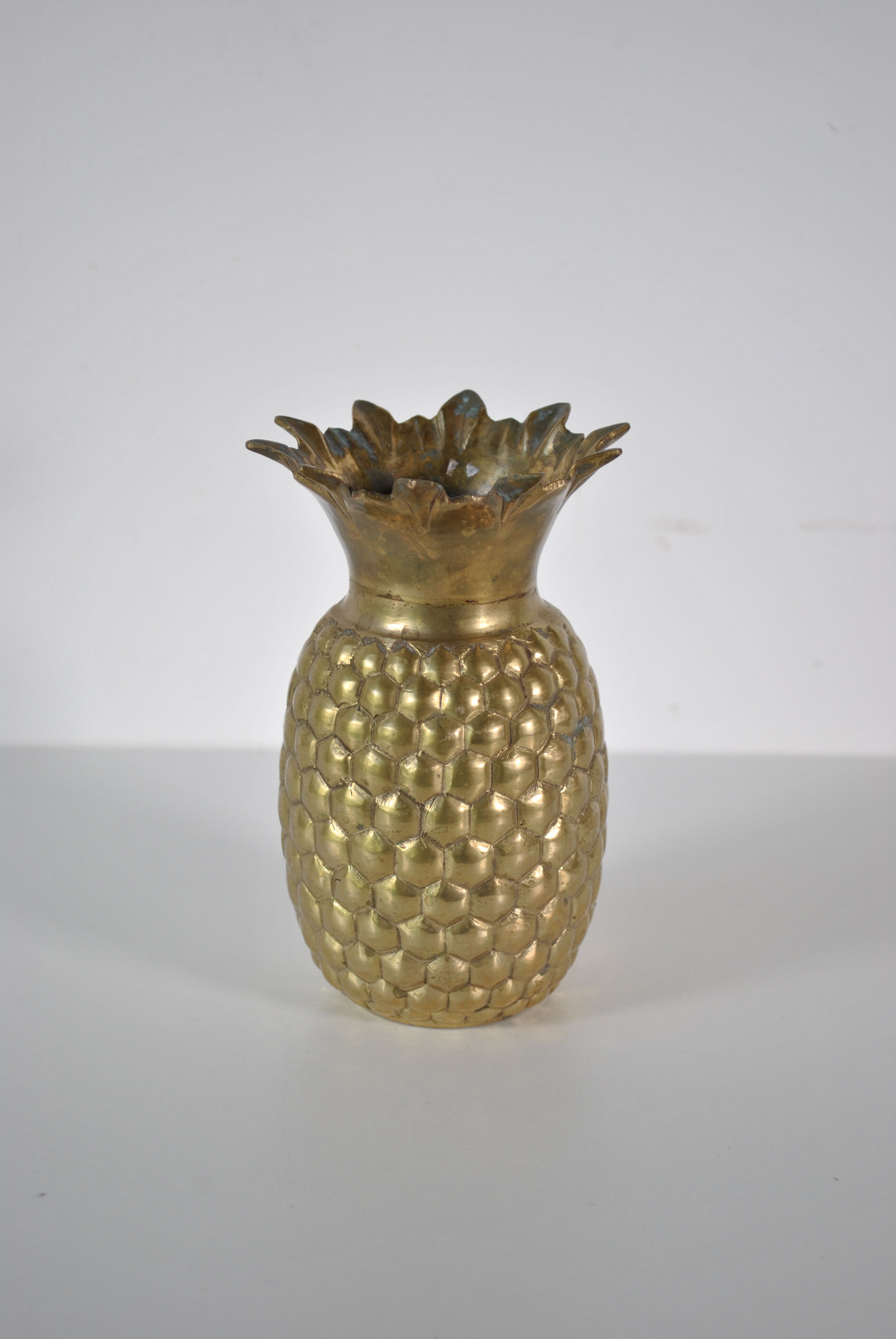 Brass pineapple vase 1970