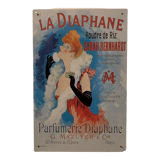 Plaque publicitaire métallique