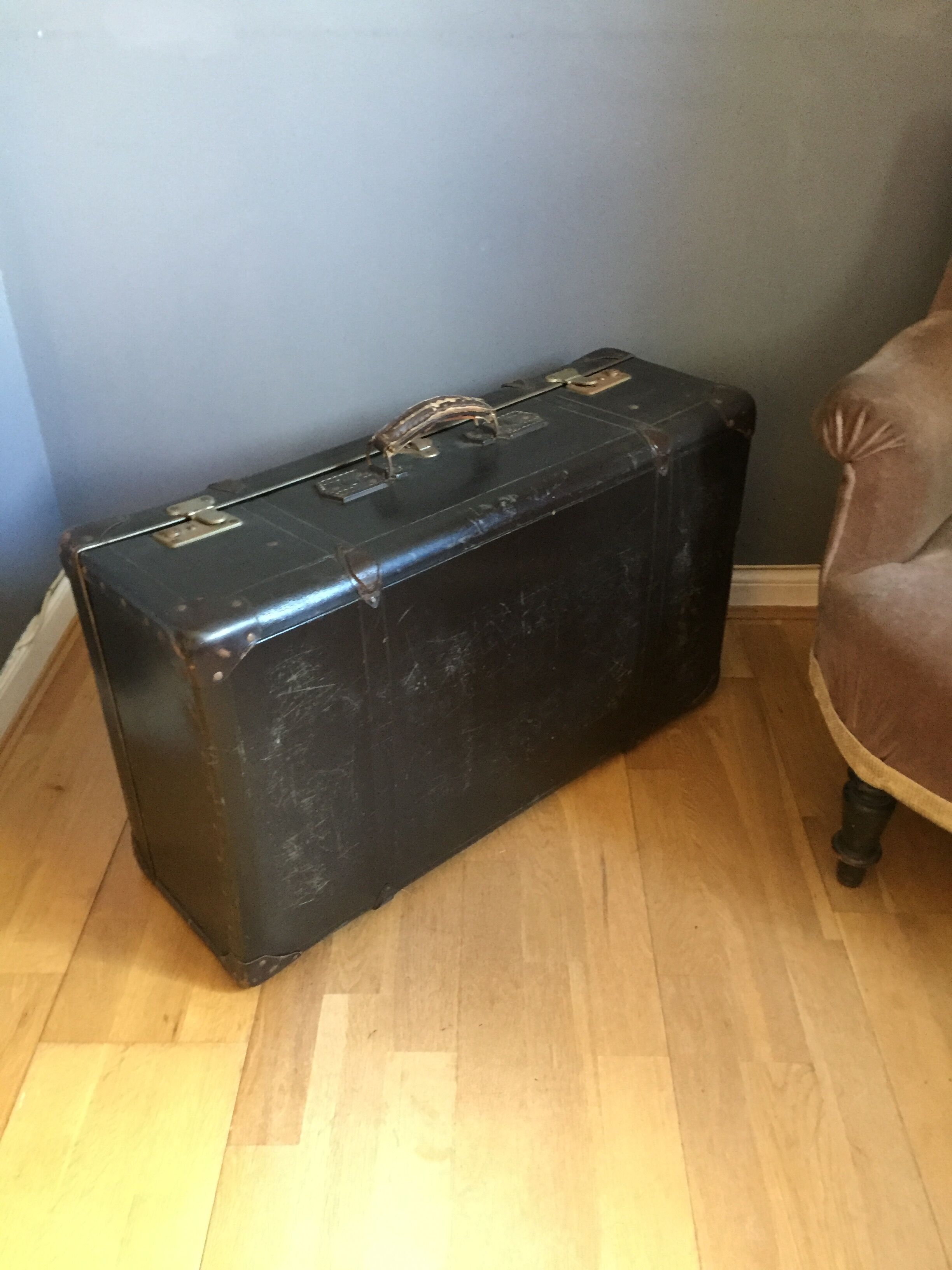 Valise ancienne vintage 1950