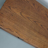 French xixth century farmhouse rustic oak coffee table