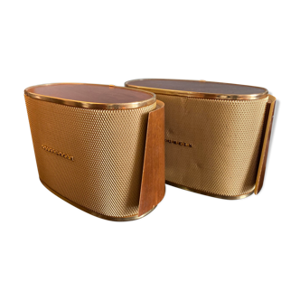Deux superbes petites enceintes Telefunken des années 60
