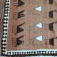 Tapis ancien persan ardabil fait main 92cm x 142cm