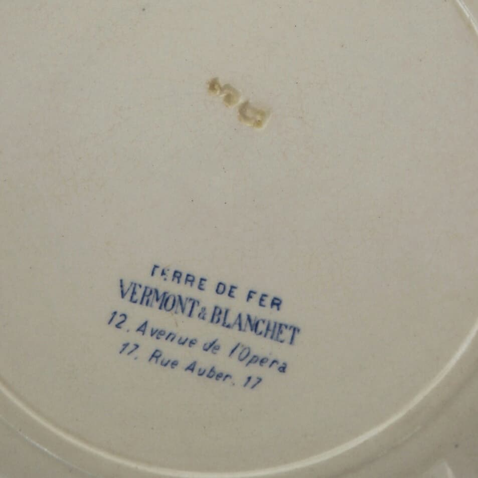 Lot of 2 flat plates vermont iron earth and Blanchet