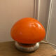 Orange mushroom lamp