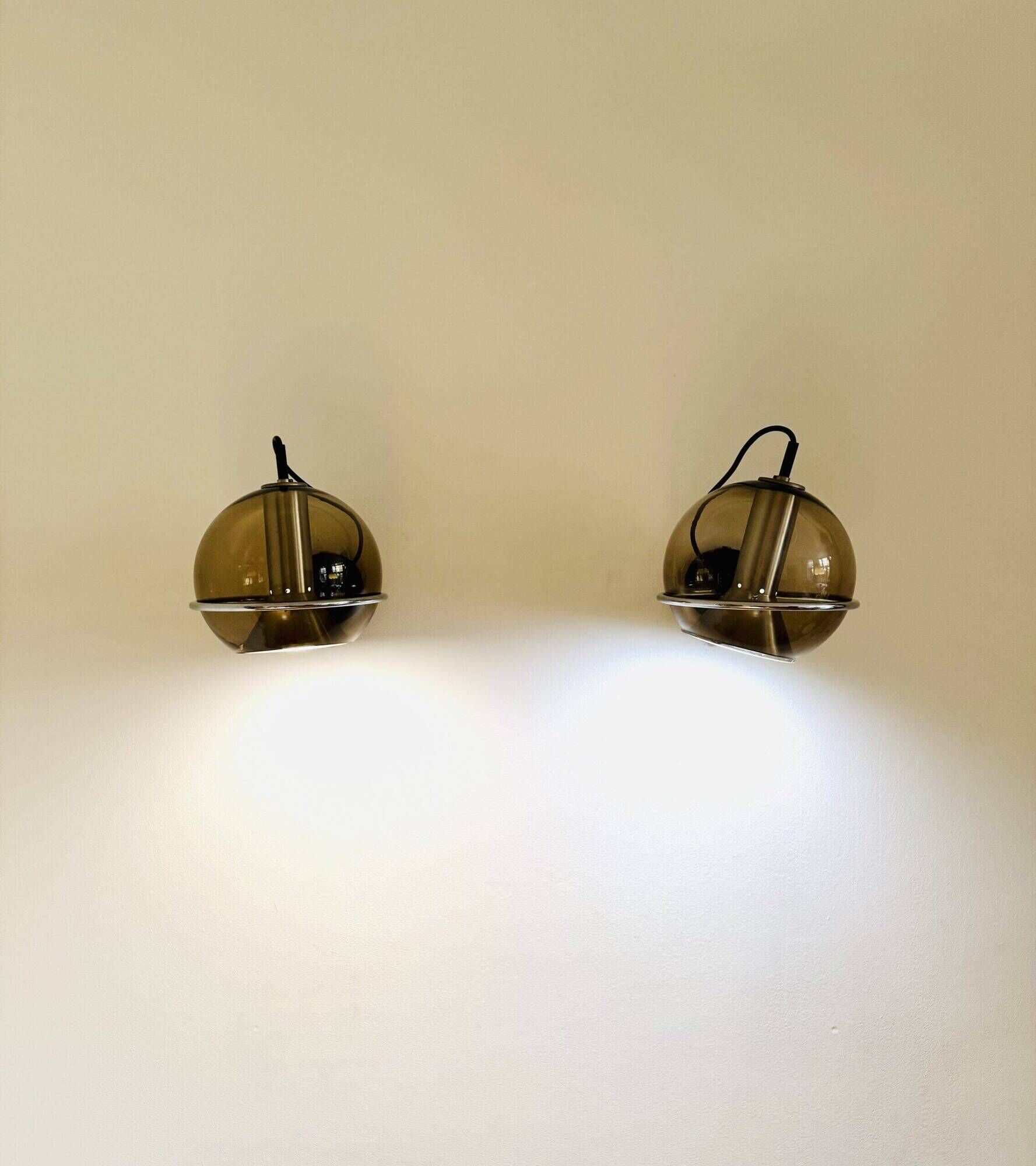 Globe Wall Lamps By Frank Ligtelijn For Raak Amsterdam, The Netherlands, 1960S