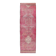 Super Soft Pink & Red Vintage Runner Rug, 95x302Cm