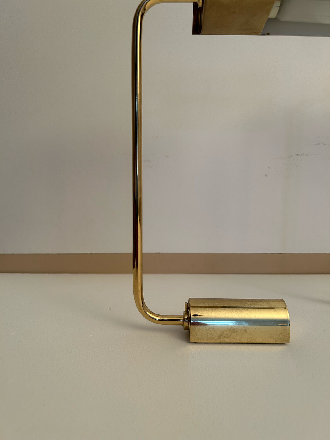 Set de 3 appliques vintage orientable, laiton, France 1970