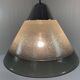 Peill & Putzler cone shaped glass hanging lamp, Germany