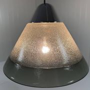 Peill & Putzler cone shaped glass hanging lamp, Germany