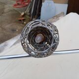 Vintage Chrome Pendant Light