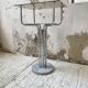 80s glass and marble console