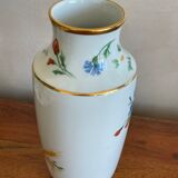 Vase ears of wheat poppies painted hand painted
