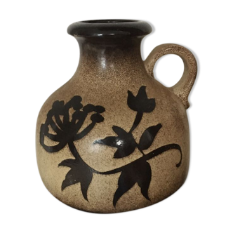 Vase avec anse des années 60 estampillé Scheurich Keramik