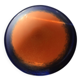 Art Deco glass paste ceiling chandelier signed