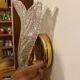 Pair of Murano wall lights