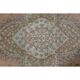 1970s Vintage Persian Handmade Wool Cotton Orange Area Rug 285x381