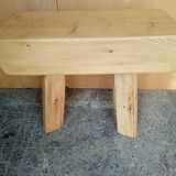 small bench or large solid wood stool